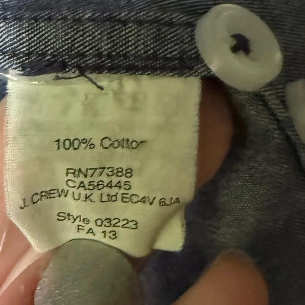 JCrew Mens Slim Fit Button down shirt size L